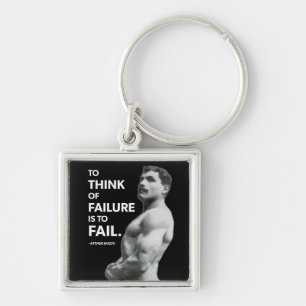 To Fail (Arthur Saxon) - Old School Bodybuilding Key Ring