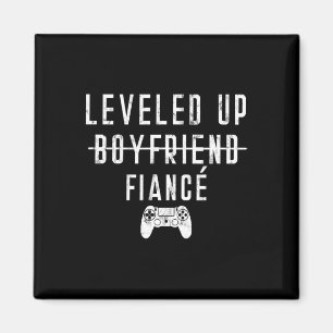 To Fiance Level Levelled Levelling Up Video Game Magnet