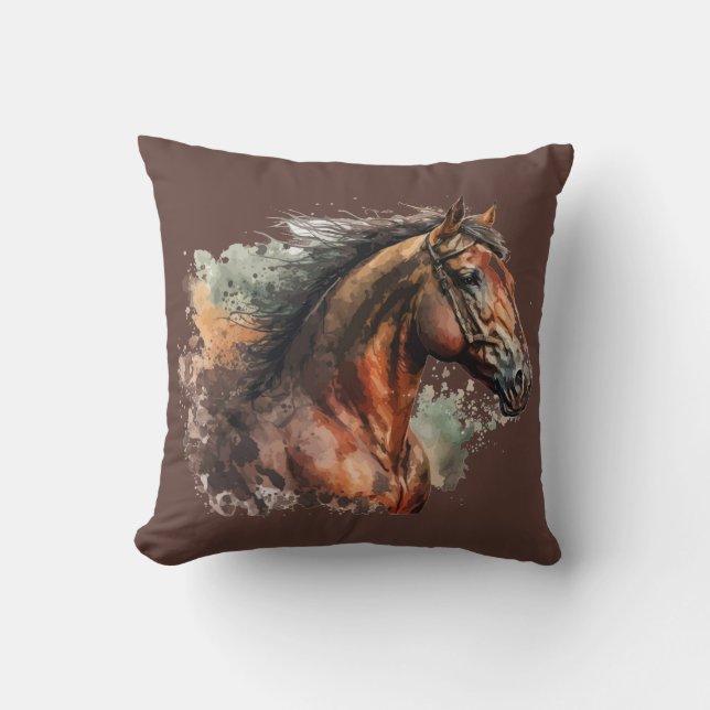 To Fly Without Wings just Ride a Horse  Cushion (Front)