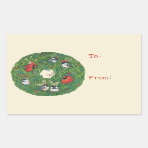 To/From Christmas stickers