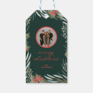To/From Winter Foliage Christmas Gift Tags Photo