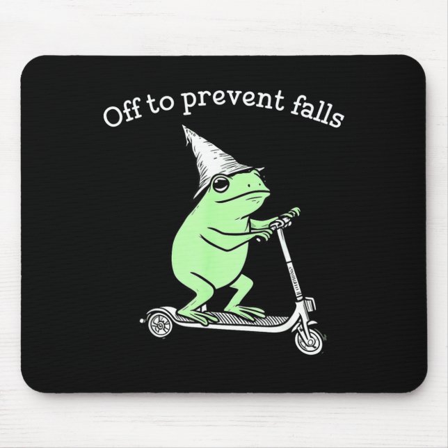 To Funny Fall Prevention Spt Pta Nurse Mouse Pad (Front)