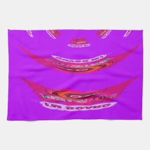 To Funny I Miss You I am Bored Tea Towel