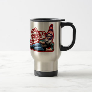 To Gnome Me $22.95 Insulated Stainless Travel Mug