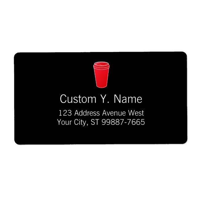 To Go Cup Red (Paper To-Go) (Front)