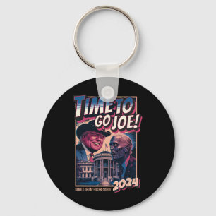 To Go Joe Funny Pro Trump 2024 Key Ring