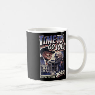 To Go Joe Funny Pro Trump &amp; Zombie Biden 2024  Coffee Mug