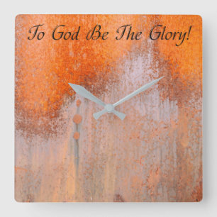 To God Be The Glory Clock