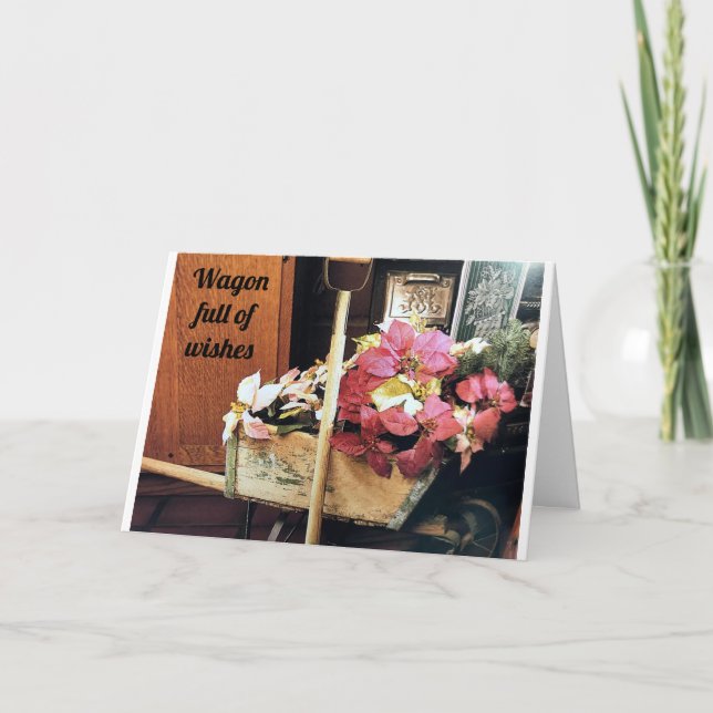 TO "GOOD FRIENDS" WE APPRECIATE AT CHRISTMAS CARD (Front)