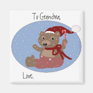 To Grandma, Love... (Personalise) Magnet