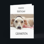 TO GRANDSON ON BIRTHDAY! CARD<br><div class="desc">THANK U FOR STOPPING BY ONE OF MY EIGHT STORES!!!!</div>