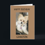 TO GRANDSON ON YOUR BIRTHDAY! CARD<br><div class="desc">THANK U FOR STOPPING BY ONE OF MY EIGHT STORES!!!!</div>