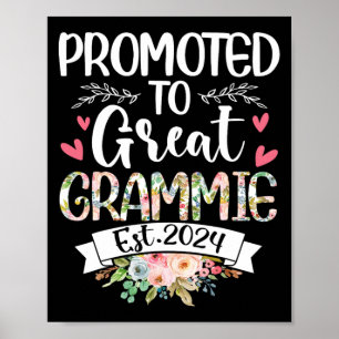 To Great Grammie Est 2024 Mothers Day  Poster