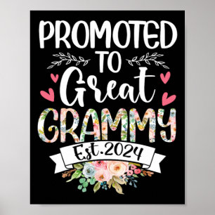 To Great Grammy Est 2024 Mothers Day  Poster