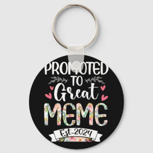 To Great Meme Est 2024 Mothers Day  Key Ring