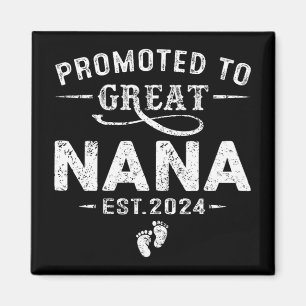 To Great Nana 2024 Mothers Day First Time Mum  Magnet