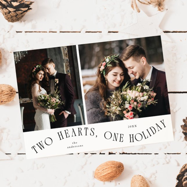To Hearts One Holiday Newlywed Photo White (Creator Uploaded)