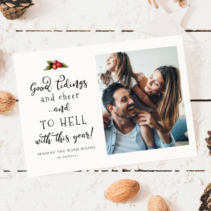 To Hell With This Year 2021 Funny Christmas Photo Holiday Card