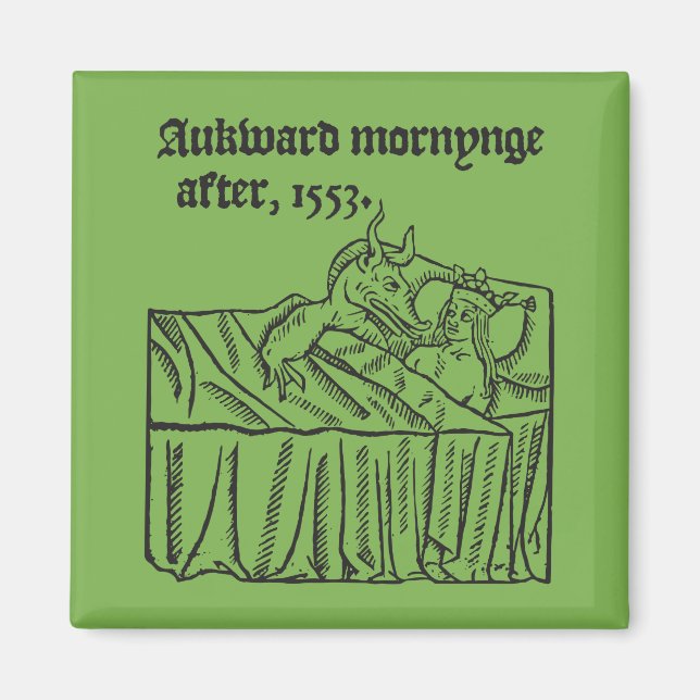 To his/her coy something magnet (Front)