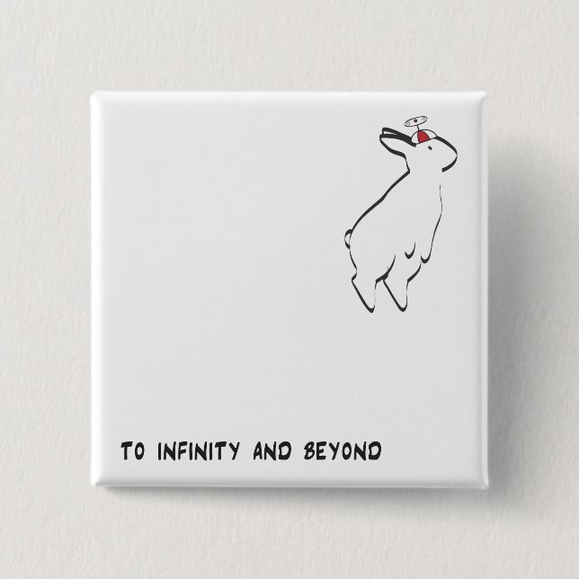TO INFINITY 15 CM SQUARE BADGE (Front)