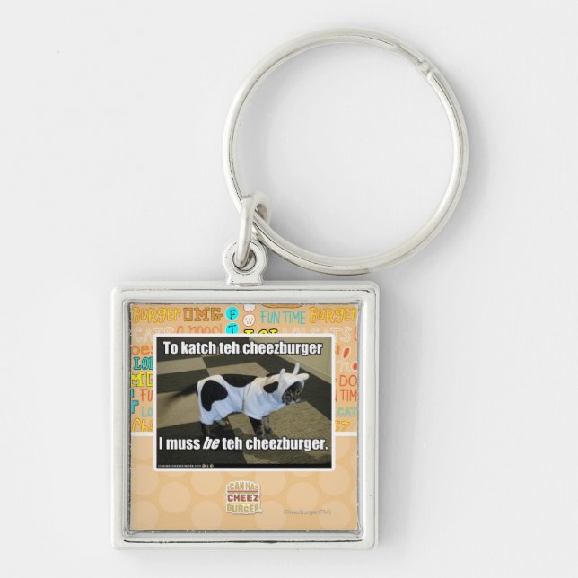 To katch teh cheezburger key ring (Front)