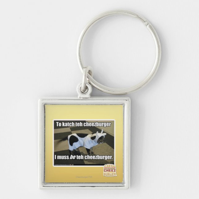 To katch teh cheezburger key ring (Front)