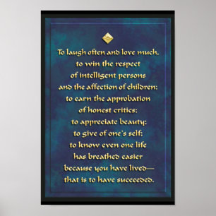 To laugh often... poster