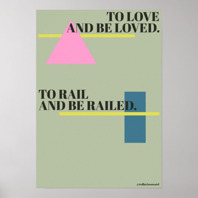 To love. poster (Front)