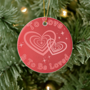 To Love & To Be Loved Manifest Aura Ceramic Ornament