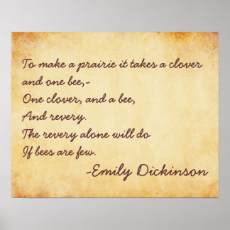 To make a prairie poster