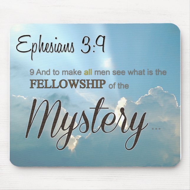 To Make ALL MEN See Mouse Pad (Front)