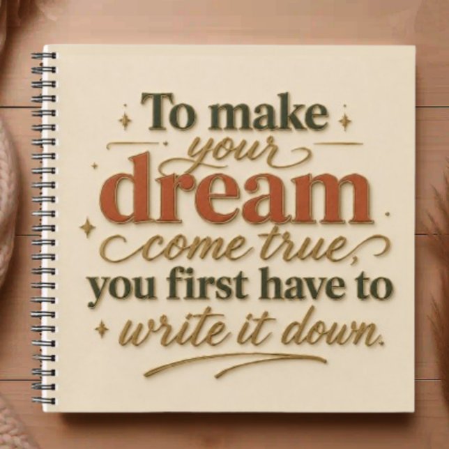 To Make Your Dream Come True Notebook (Creator Uploaded)