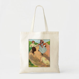 To Market to Market to Buy a fat Pig, Mother Goose Tote Bag