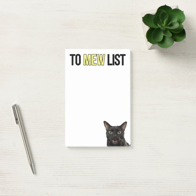 To MEW List Post-It Notes (Office)