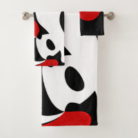 To Mr. Redd: Abstract Black, White & Red