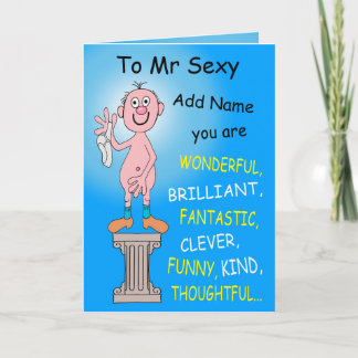 To Mr Sexy Card