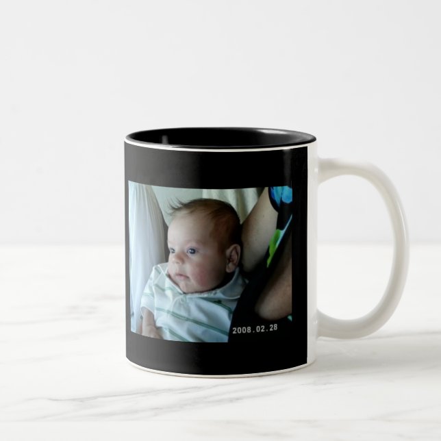 To Mummy Happy Mothers Day Two-Tone Coffee Mug (Right)