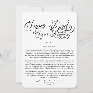 To My Amazing Dad on Father’s Day Invitation