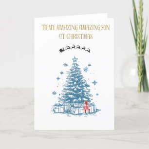 To my Amazing Son Holiday Card