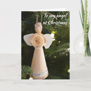 ***TO MY ANGEL AT CHRISTMAS*** CHRISTMAS LOVE HOLIDAY CARD