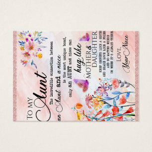 To My Aunt Gift, Butterfly Gift From Niece