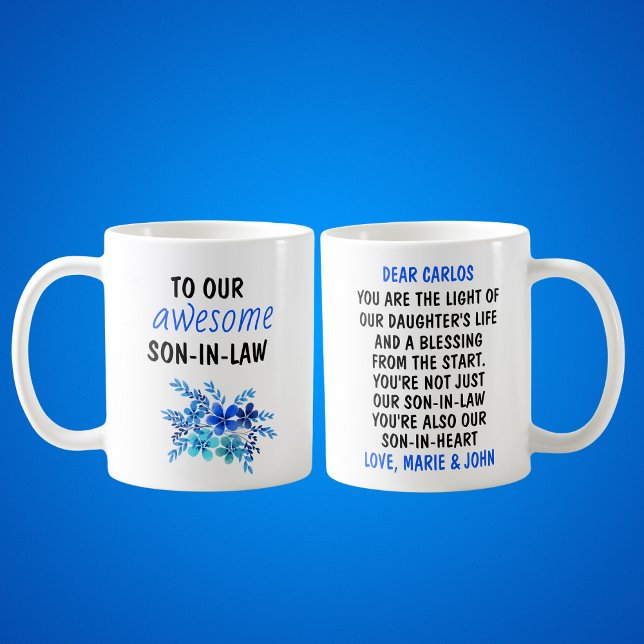 TO MY  AWESOME MY SON-IN-LAW COFFEE MUG (Creator Uploaded)