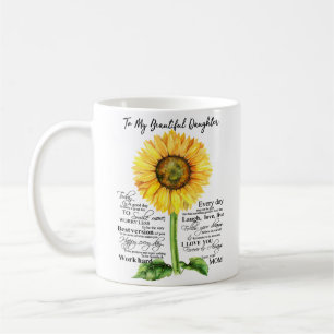 To My Beatiful Daughter Coffee Mug
