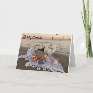 **TO MY BEAUTIFUL COUSIN** A ROSE CARD