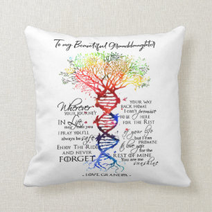 To My Beautiful Granddaughter Cushion
