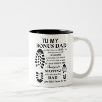 To My Bonus Dad, Father's Day Gift, Gift For Dad