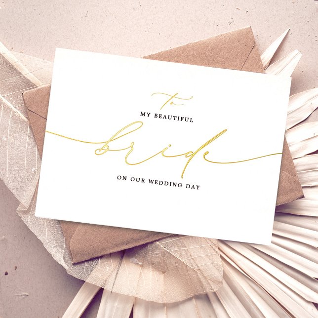 To My Bride On Our Wedding Day Elegant (Creator Uploaded)