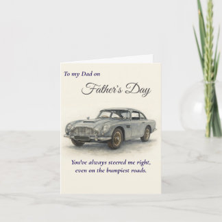 To my Dad on Father's Day. Card