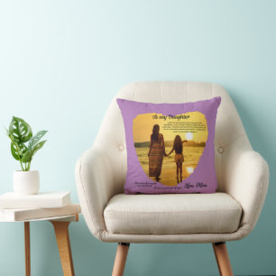 To my Daughter Cushion