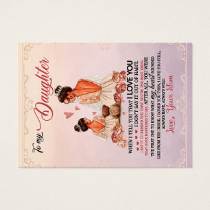 To My Daughter Gift, Daughter And Mum, Love Letter